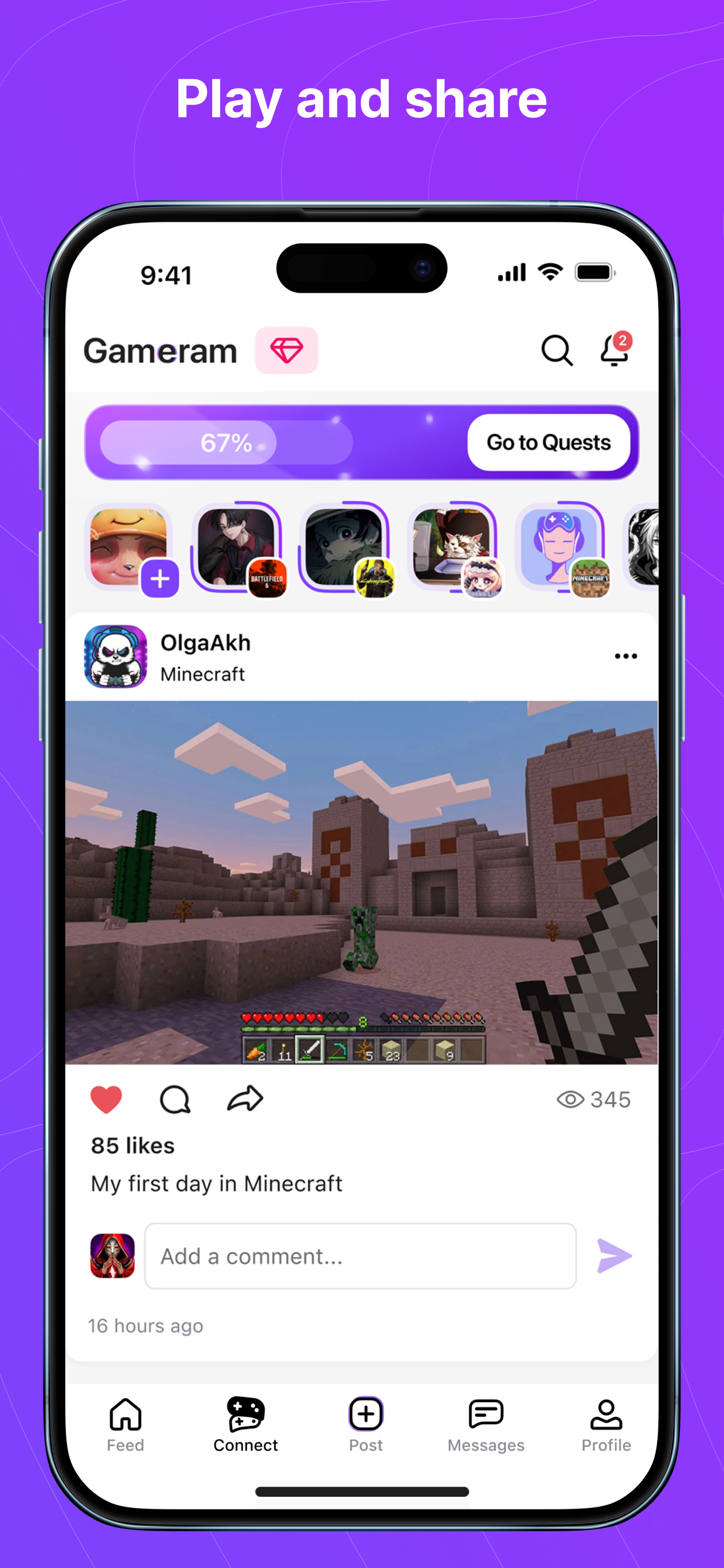Gameram: Find gaming teammates