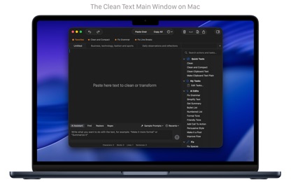 Clean Text screenshot 1