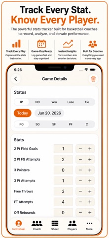Basketball+ Stats & Scorebook Screenshot 5 of 8