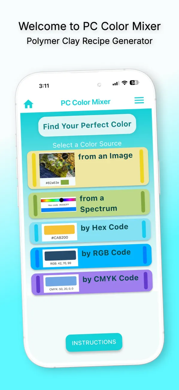 Screenshot #1 pour PC Color Mixer