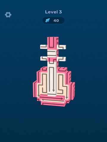 Cubedom: 3D Path Out Puzzle iPad screenshot