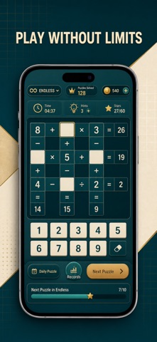 Math Puzzle: Number Grid Screenshot 8 of 10