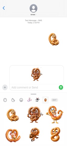 超级扭曲椒盐贴纸 screenshot
