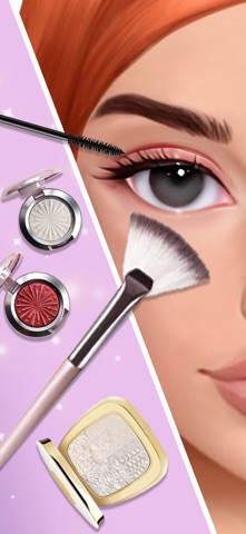 Makeover Stylist: Makeup Game iPhone screenshot