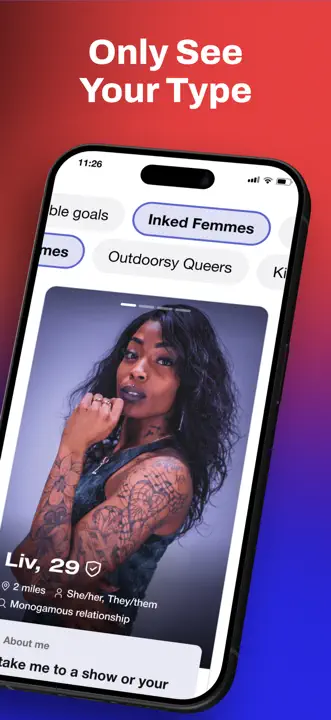HER:Lesbian&Queer LGBTQ Dating: Screenshot 2 von 6