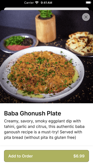 Mediterranean cuisine To Go iPhone screenshot 3 - Food & Drink app