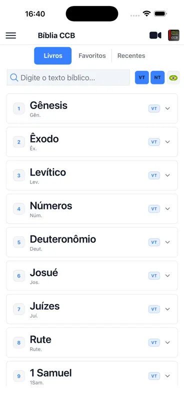 Bíblia, Hinário, Relatório CCB screenshot 3 of 8