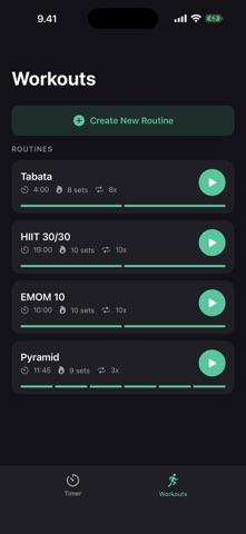 Tempo: Workout Timer screenshot