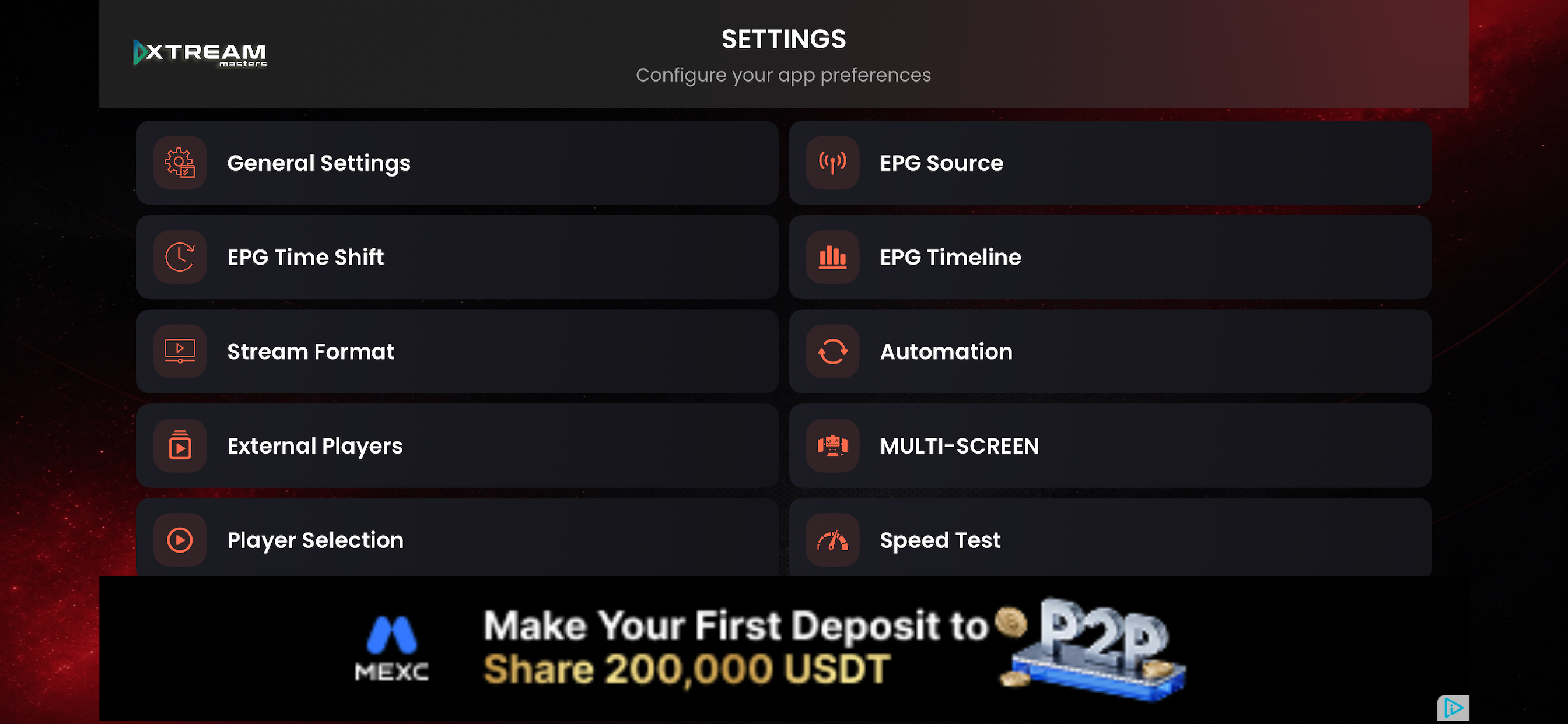 Xtream-Masters OTT Player screenshot 6