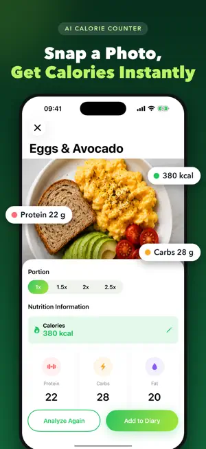 Kalvio : AI Calorie Tracker screenshot 1