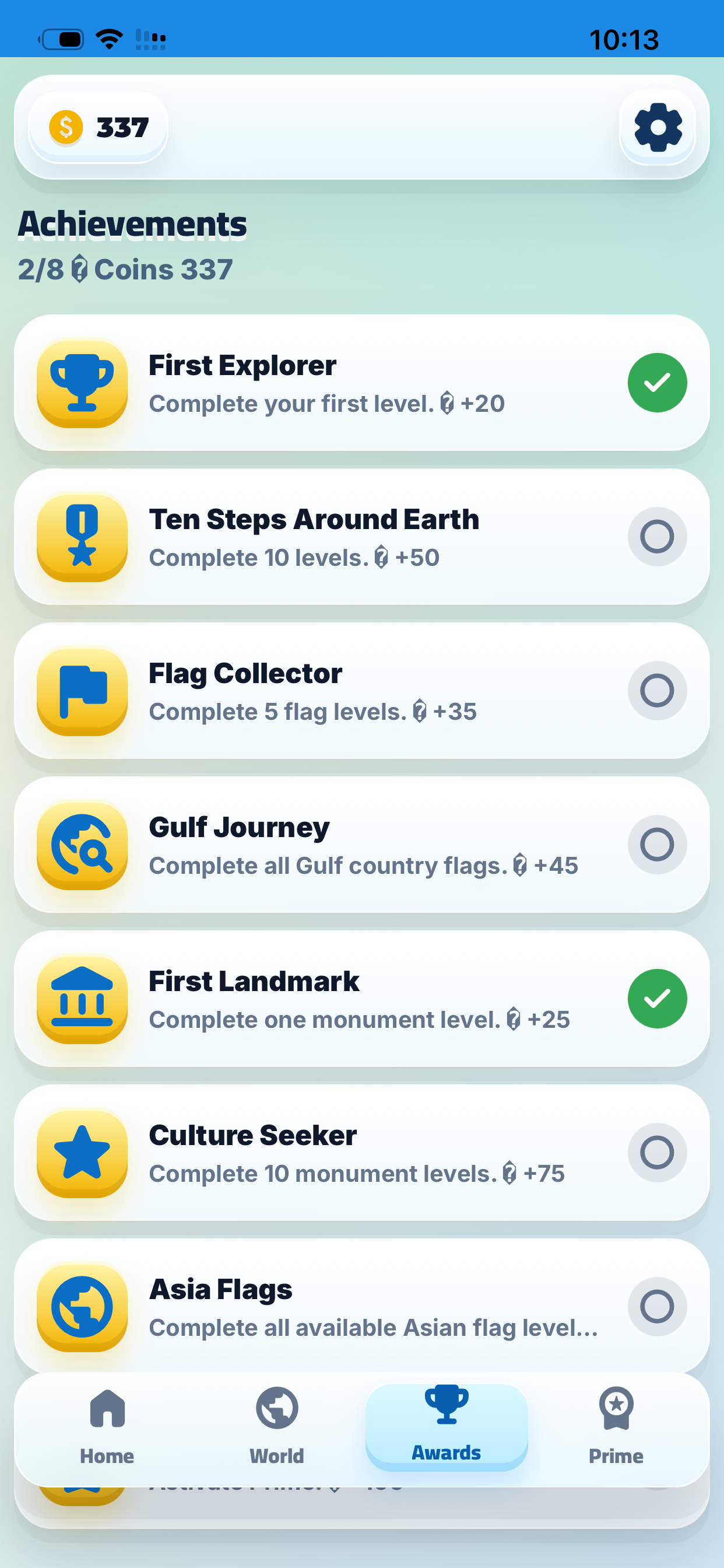 World Puzzle Explorer screenshot 2
