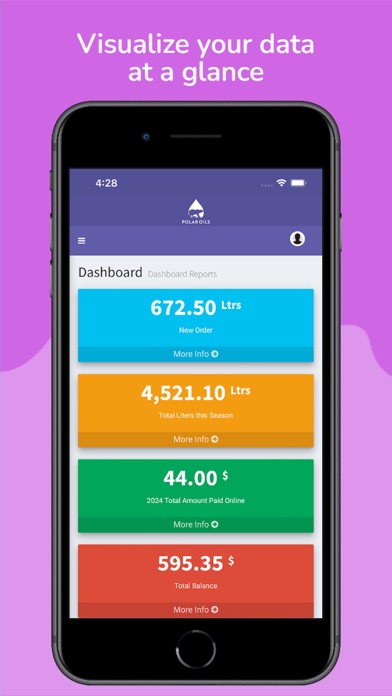 Polar Oils app screenshot