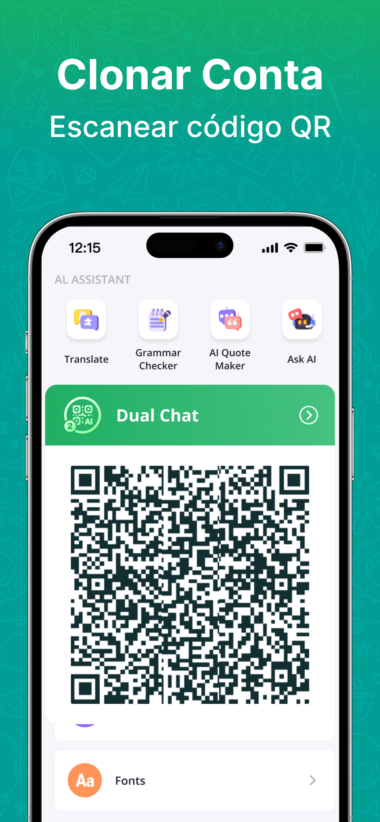 Whats Web para WA, Clonar Chat