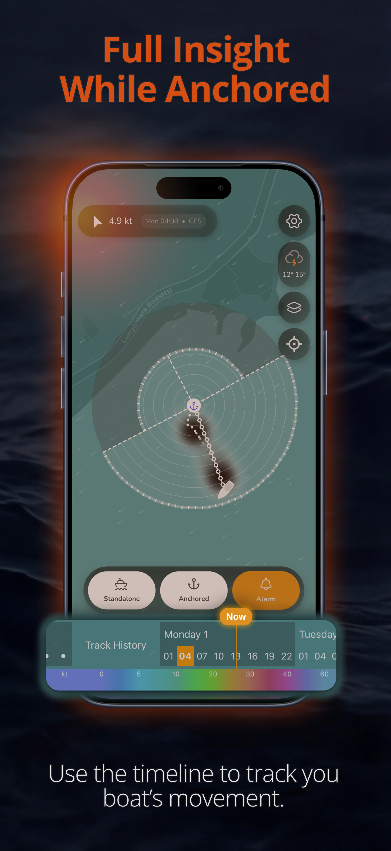 Seahorse Anchor Alarm screenshot 5