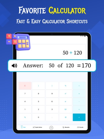 Calculator - All in one iPad screenshot
