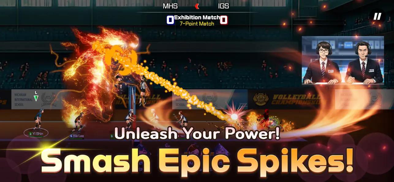 Volley Girls: Volleyball SPIKE Hack screenshot 5 - game app interface