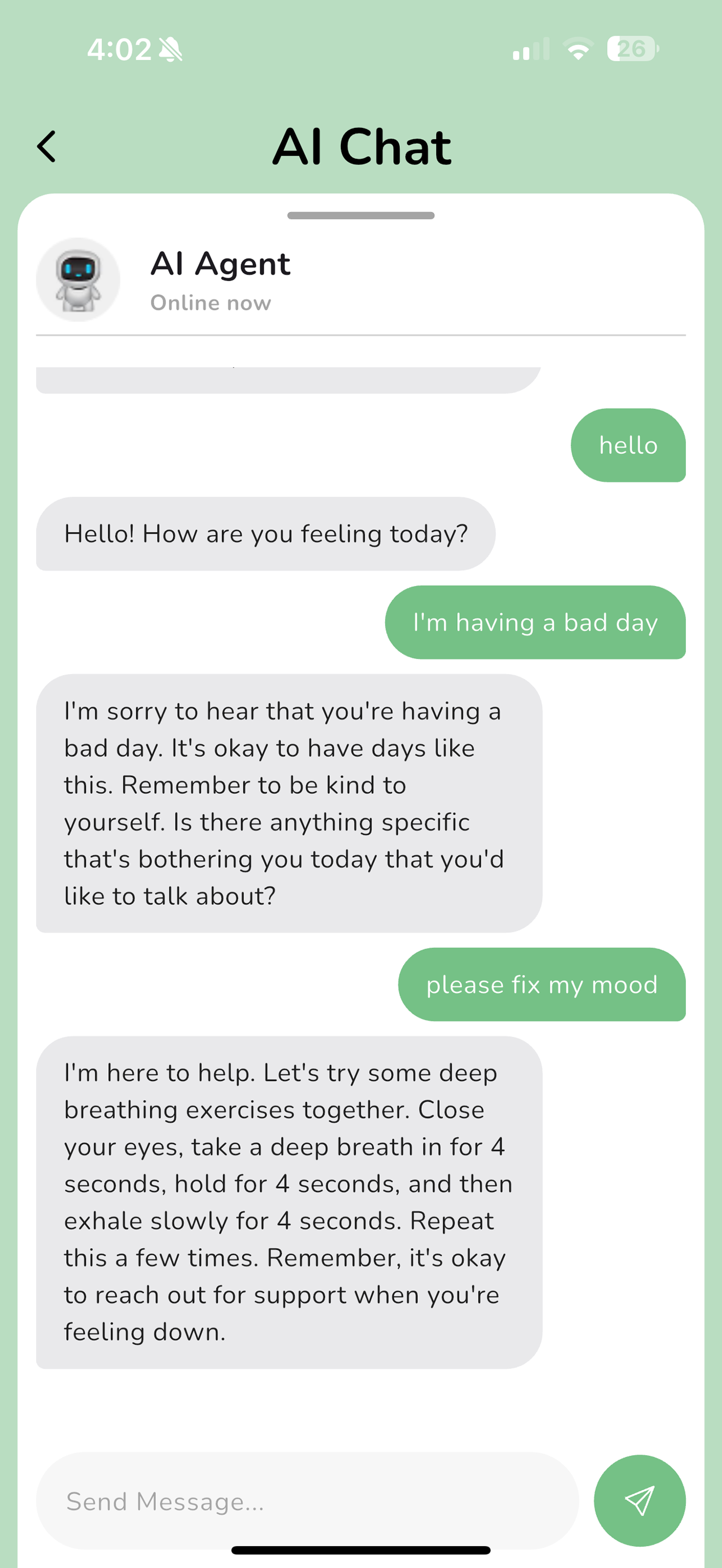 Mindful Healing - AI Powered