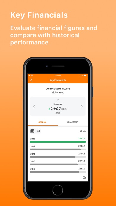 Omantel Investor Relations Screenshot