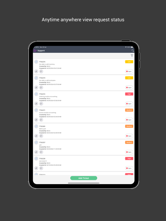 Zip Ordering iPad screenshot 6 - Business app