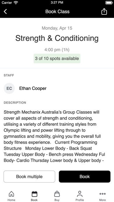 Strength Mechanix Australia Screenshot