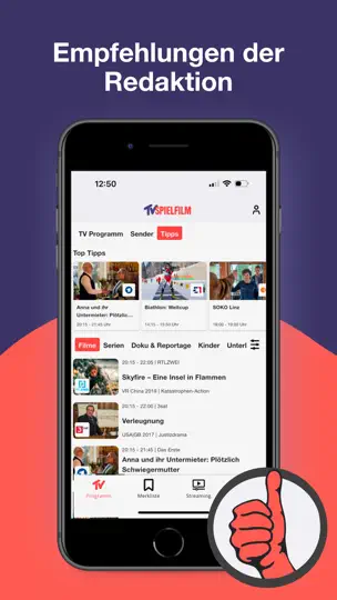 Screenshot von TV SPIELFILM - TV Programm auf dem iPhone 5