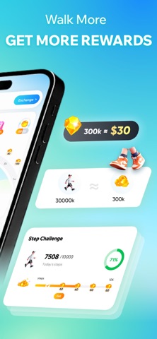 StepCash: Walk & Earn Rewards iPhone screenshot 2