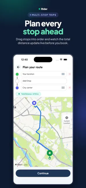 HireMe - Taxi Booking App screenshot 3