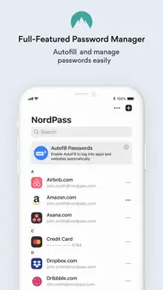 nordpass® password manager iphone screenshot 2