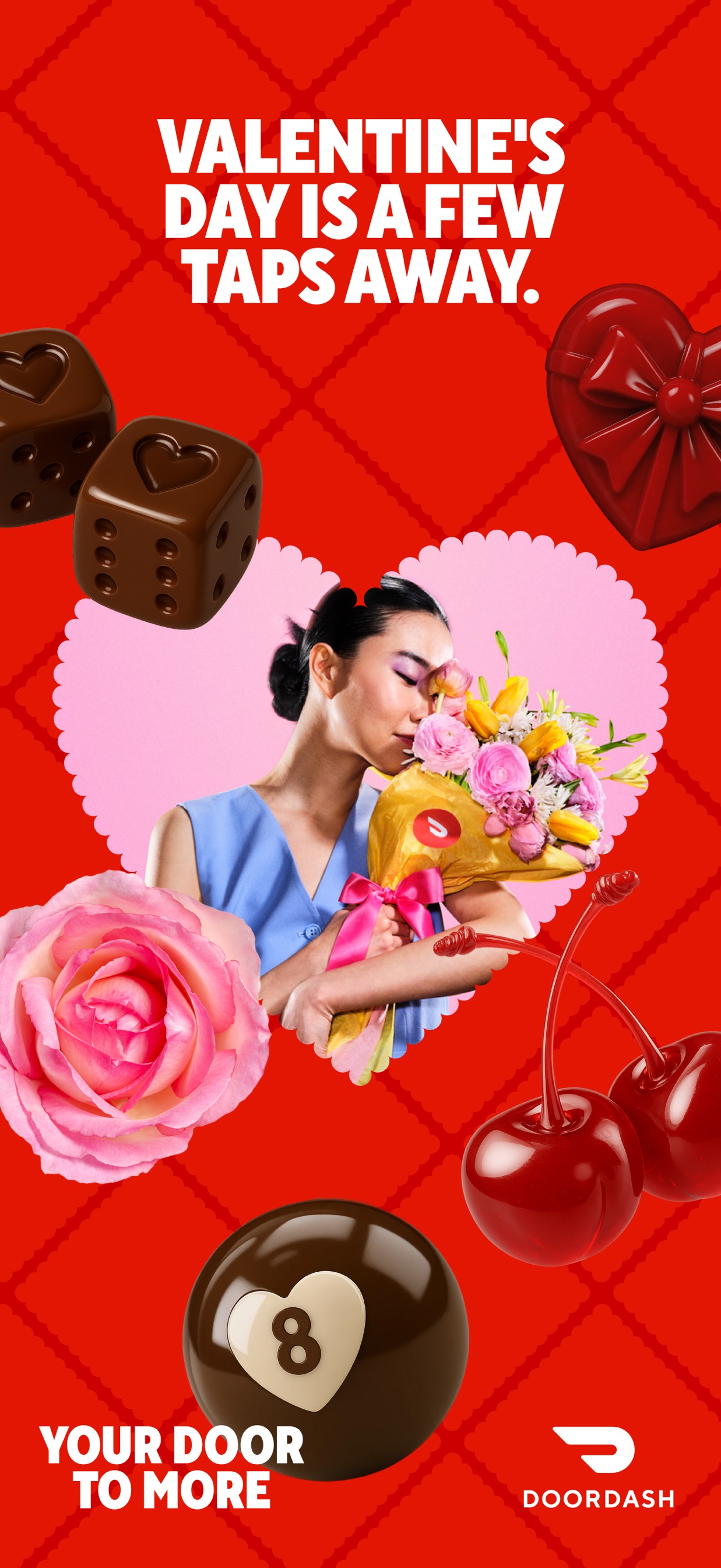 VALENTINE'S DAY IS A FEW TAPS AWAY