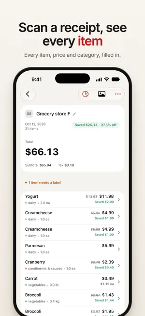 Groceries Tracker: Budget App screenshot 3