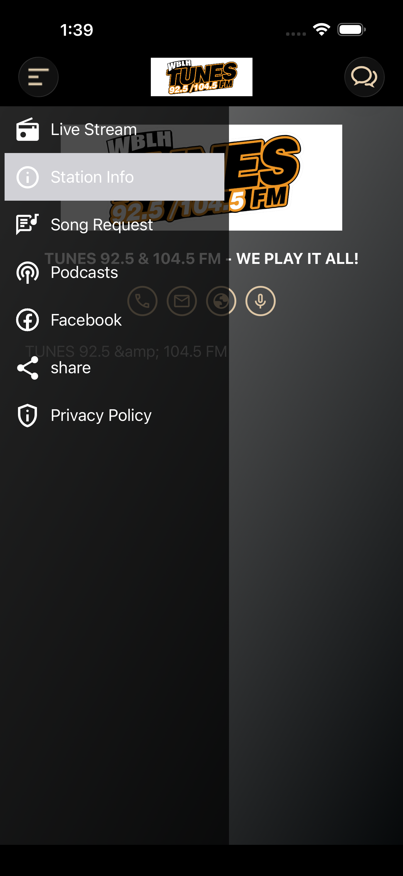 TUNES 92.5 & 104.5 FM screenshot 5