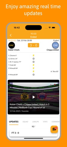 Chiefs Live — for Amakhosi fan iPhone screenshot