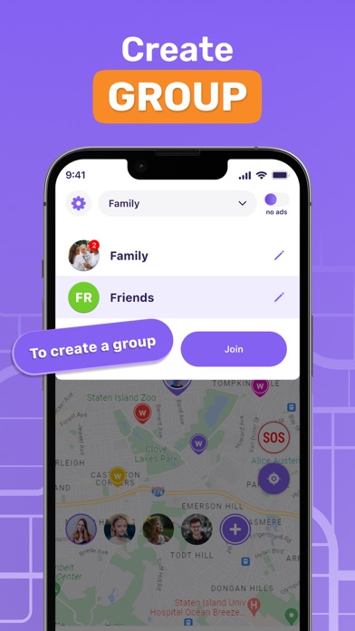 Find my Family Friends Tracker Screenshot