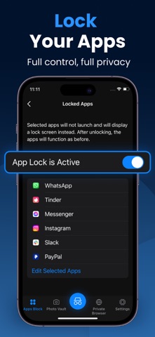 PH: App Locker for your iPhone iPhone screenshot