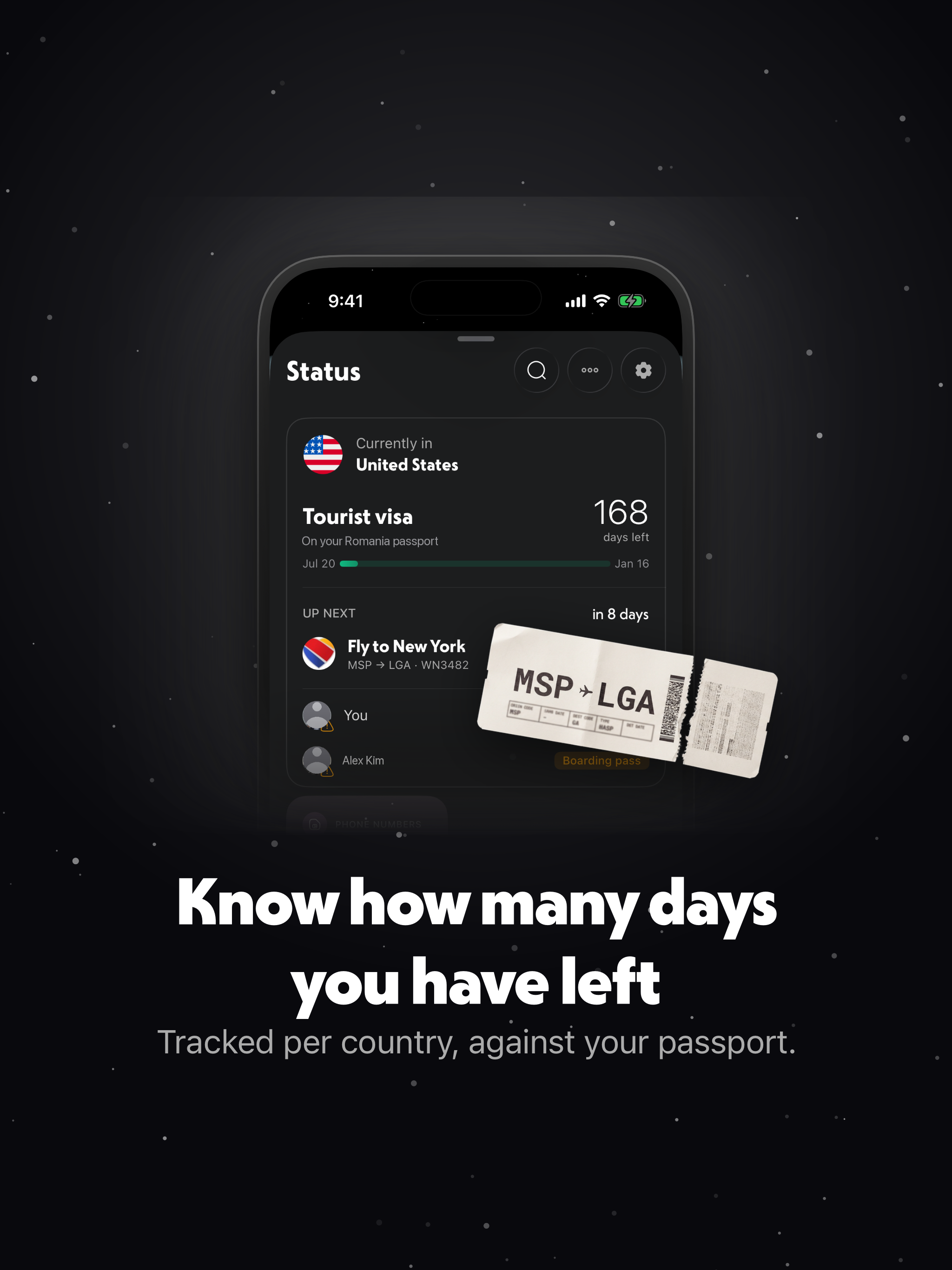 NomadPoint: Visa Trip Planner screenshot 9