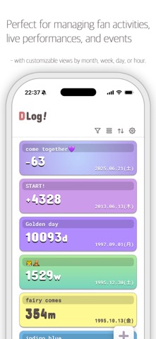 DLog! - Days log, countdown Screenshot 3 of 8