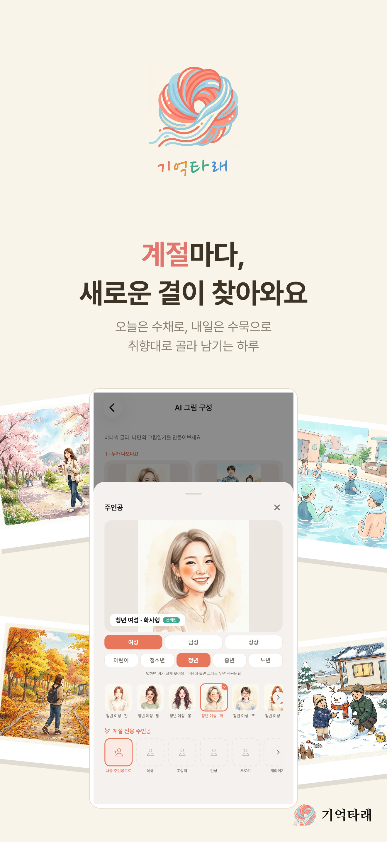 기억타래: 한 줄 그림일기 screenshot 4