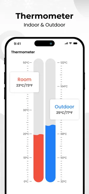 Thermometer - Indoor & Outdoor iPhone screenshot 3