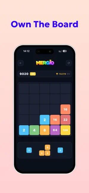 Mergio: 2048 Block Blast screenshot 2