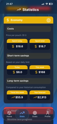 SnusControl: Pouch Tracker Screenshot 7 of 8