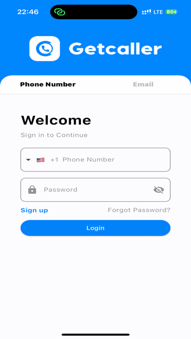 Getcaller iPhone screenshot 1 - Utilities app