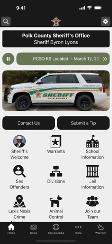 Polk County Sheriff TX Screenshot 1 of 3