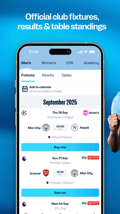 Manchester City Official App screenshot