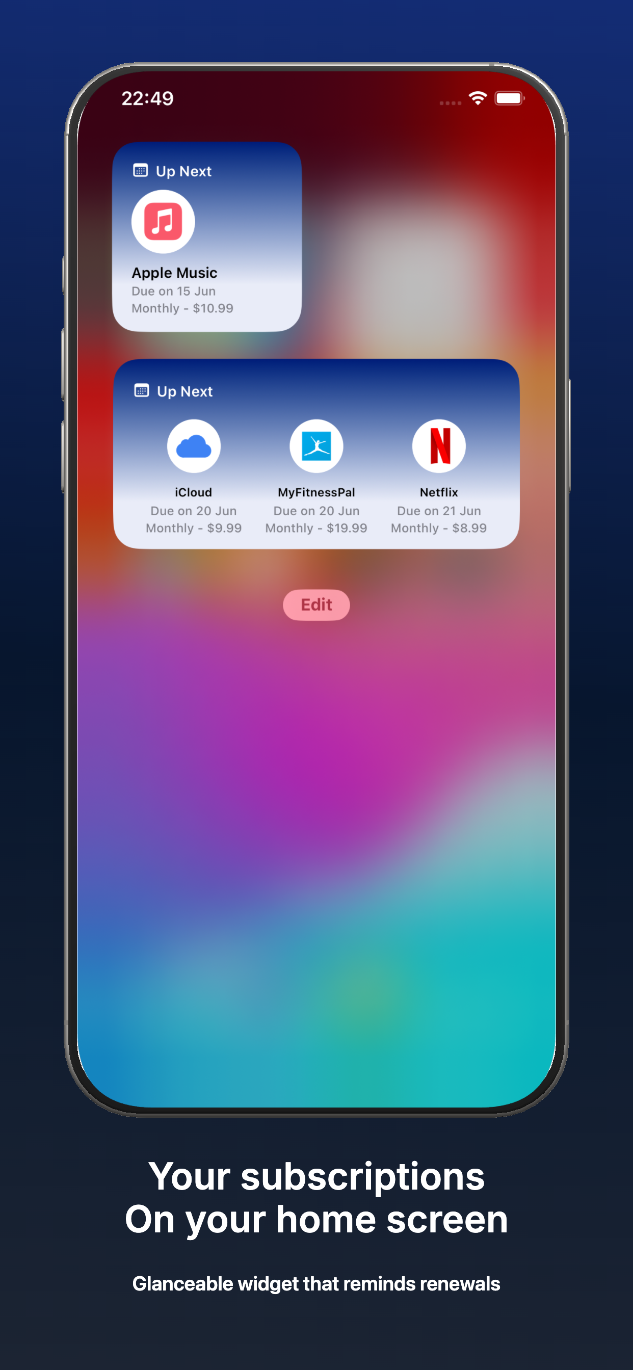 SnapSub: Bill & Sub Tracker