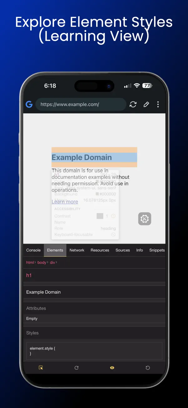 #6. Eruda Browser Console (iOS) De: Areeb Sayyed