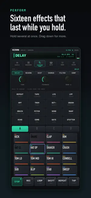 KIZUNA Sampler & Beat Maker screenshot 3