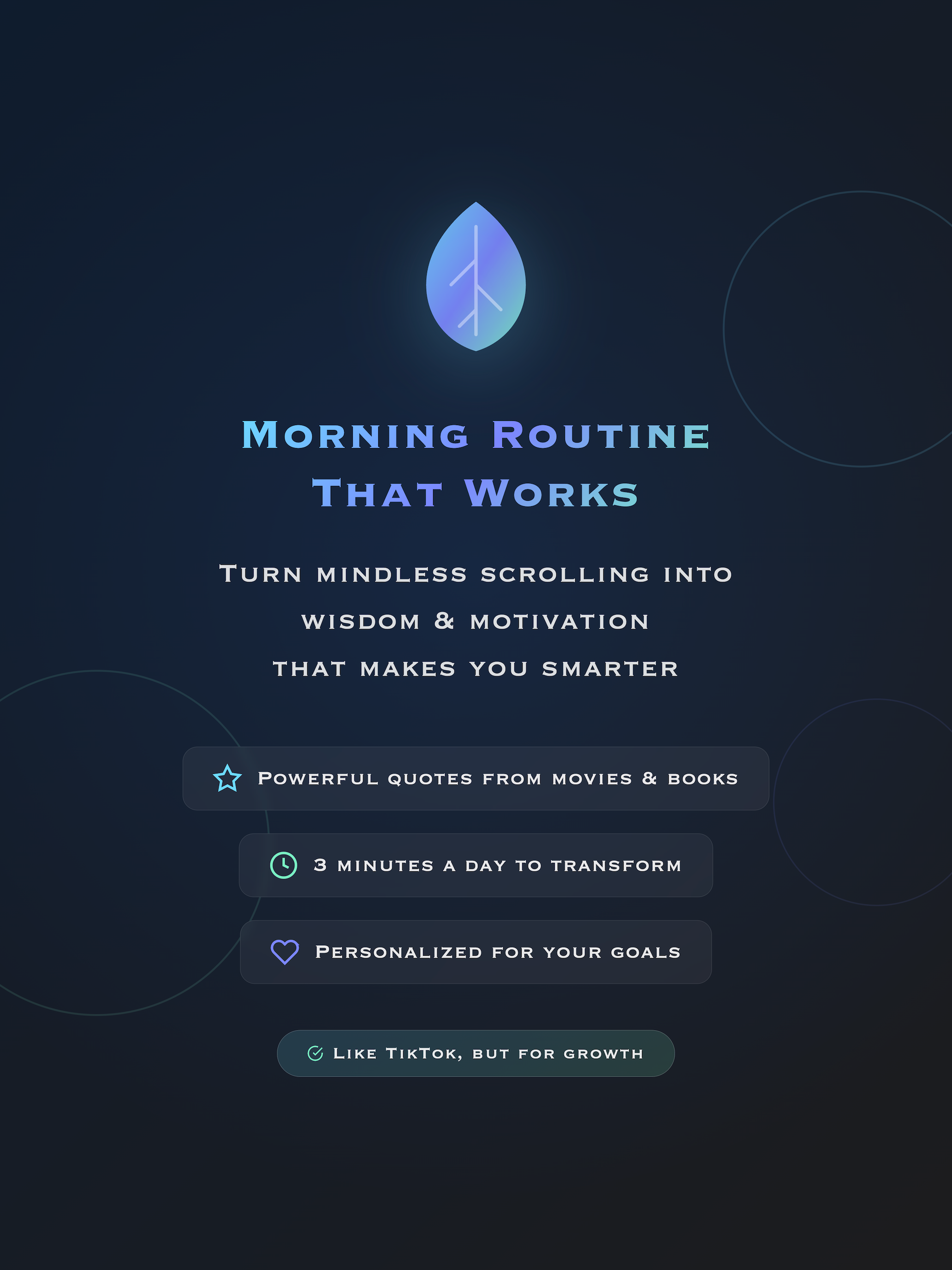 NextPurpose: Fix Your Morning