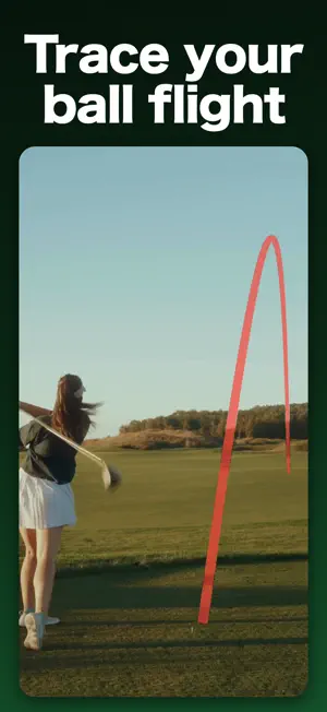 Golf Ball Tracer: Trace Shot screenshot 1