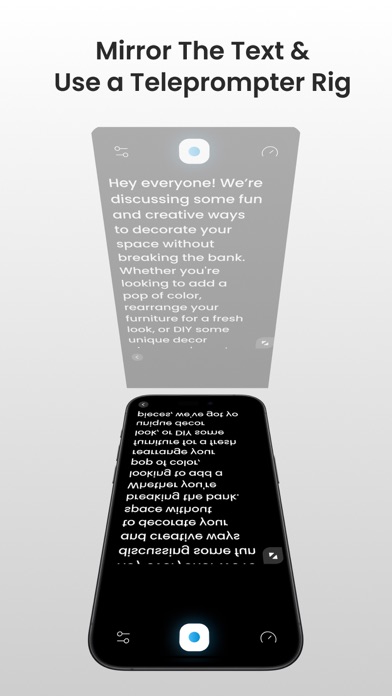 Teleprompter - Video Recording Screenshot