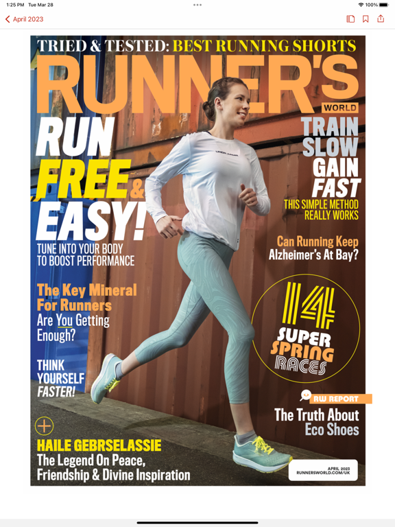 Runner's World UK iPad app afbeelding 4